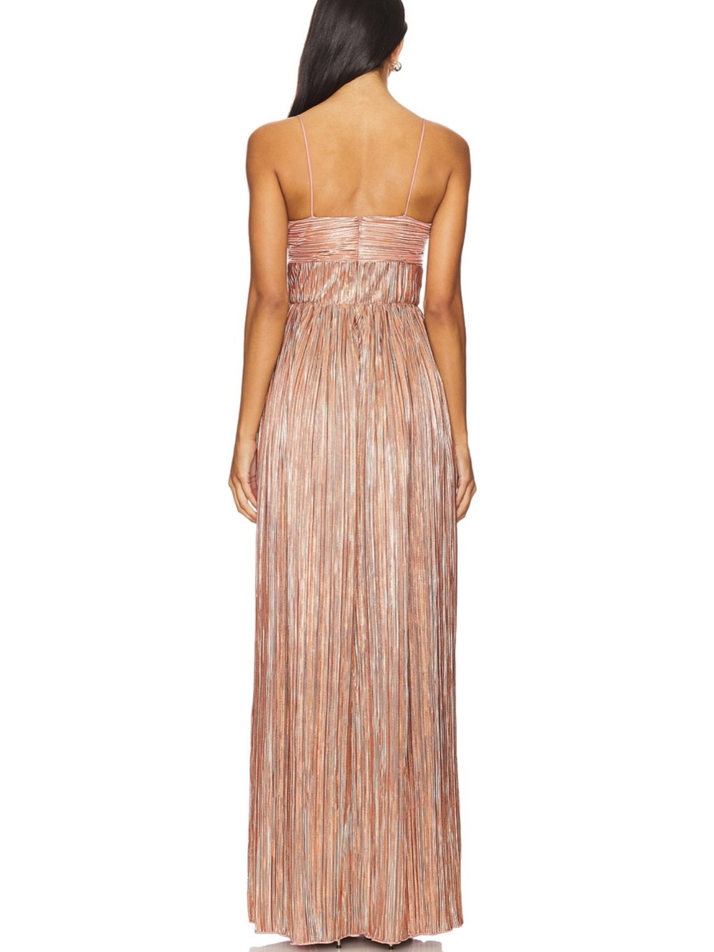 Lovers and Friends Emmy Dress in Rose Gold Metallic - Picture 3 of 8